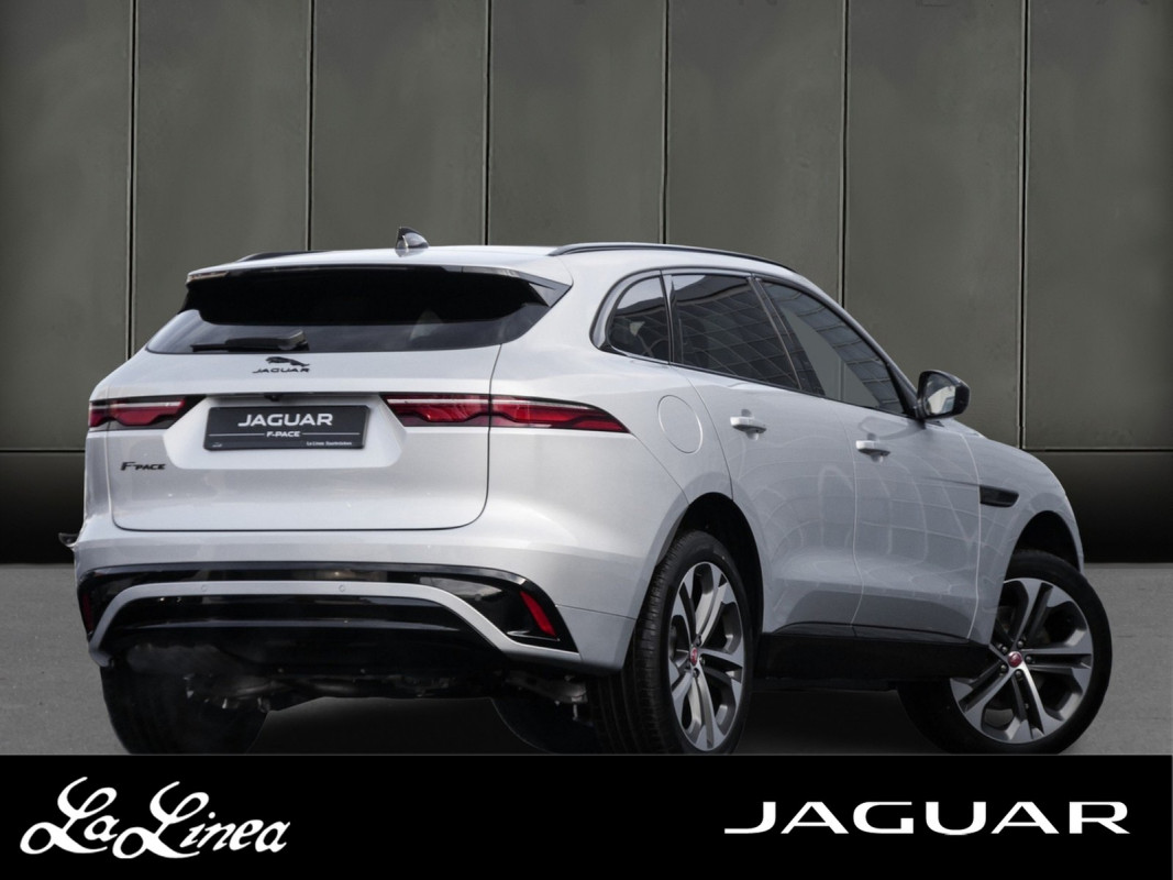 Jaguar F-PACE D200 R-Dynamic Black - Fahrassistenz-Paket - Anhängerkupplung - SUV/Off-road - Silber - Gebrauchtwagen - Bild 2